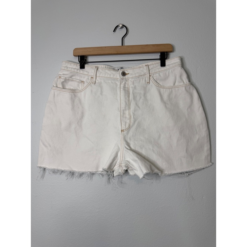 Hollister - Curvy Ultra High Rise Dad Jean Shorts Vintage Stretch Cut Offs Sz 15